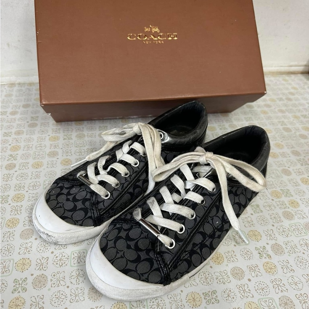 Coach Black and White Sneakers